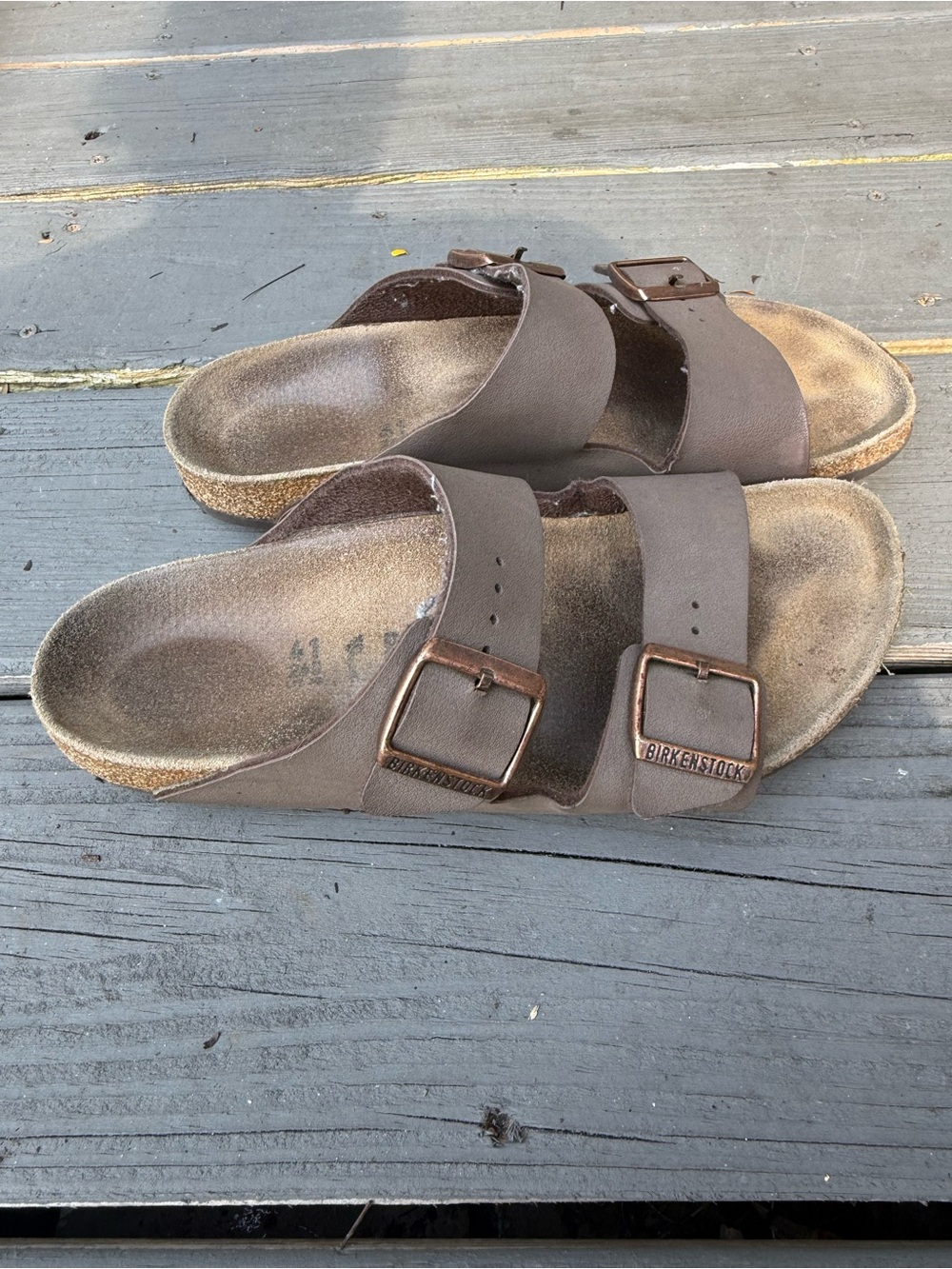 Birkenstock Arizona Mocha Brown Sandals 41 - Picture 3 of 8